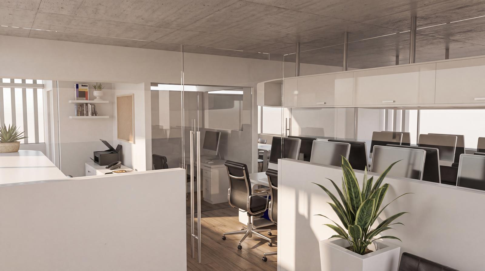 La oficina abierta: puestos de trabajo conectados y luz natural